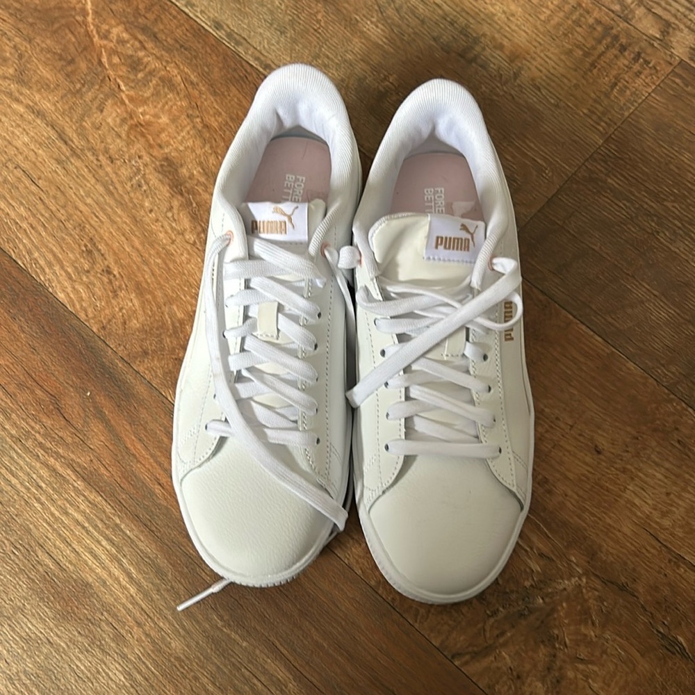 Ladies Puma Pink/White Shoes